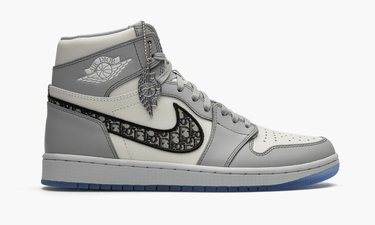 Dior x Air Jordan 1 High OG ‘White Wolf Grey’ - Angle View 10