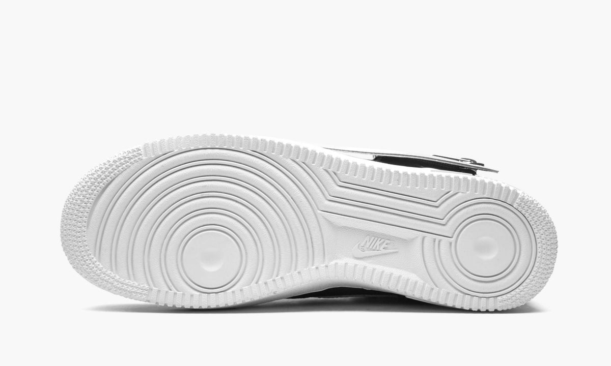 Air Force 1 '07 "Zip Swoosh - Black / Silver" - Angle View 6
