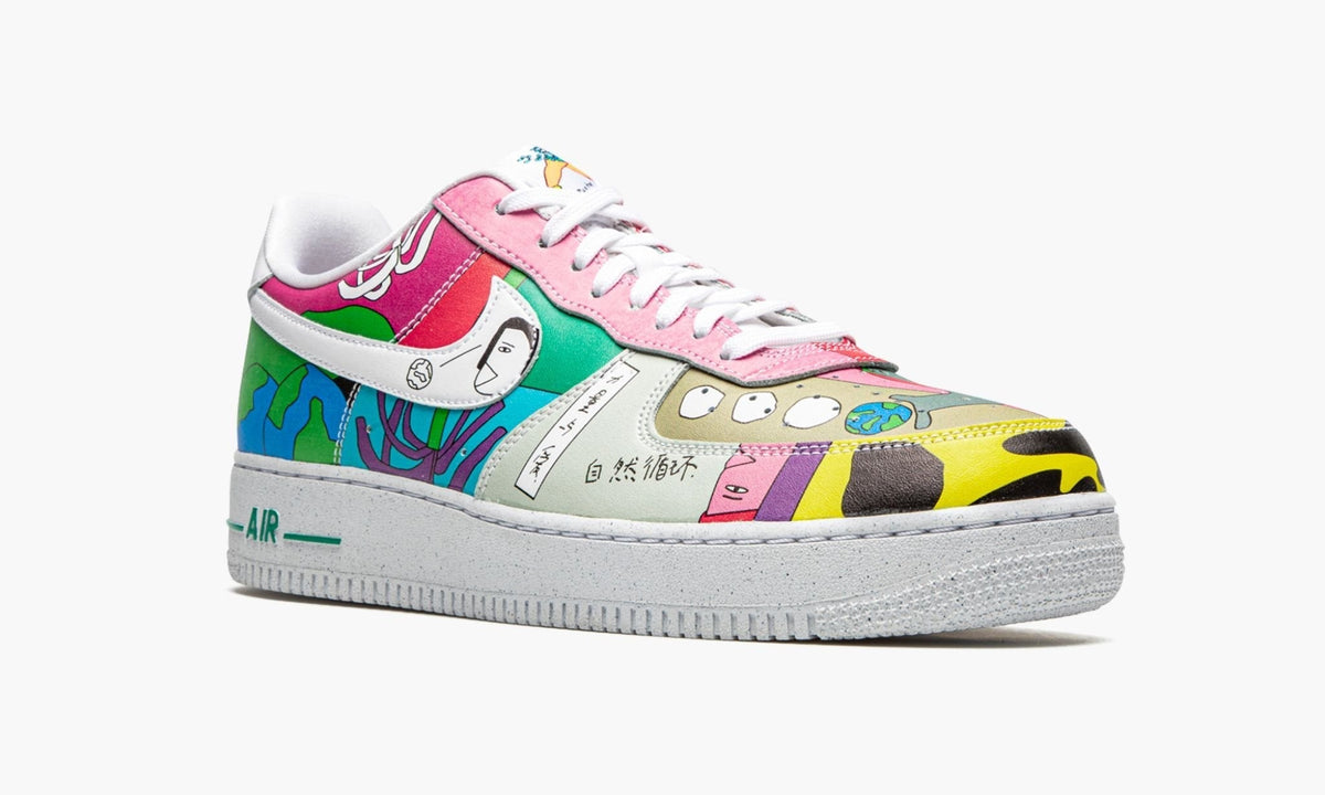 Air Force 1 Low Flyleather "Ruohan Wang" - Angle View 7