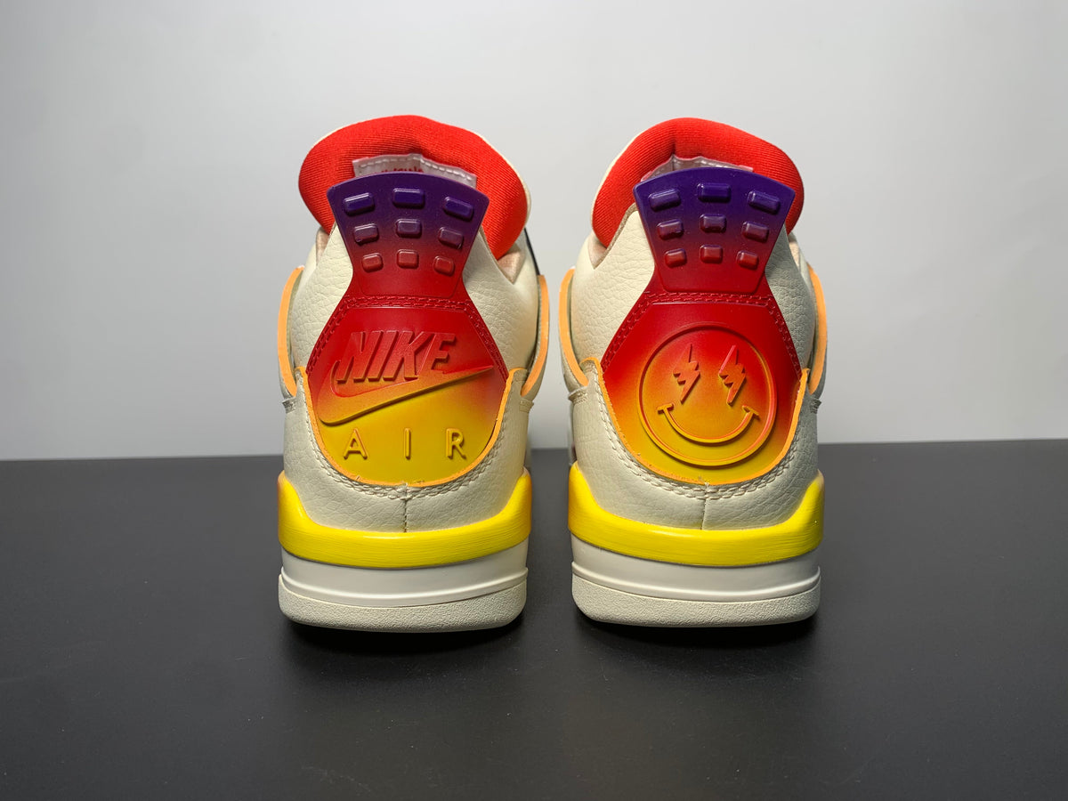 Air Jordan 4 X J Balvin Medellín Sunset Unisex Sneakers - Angle View 12