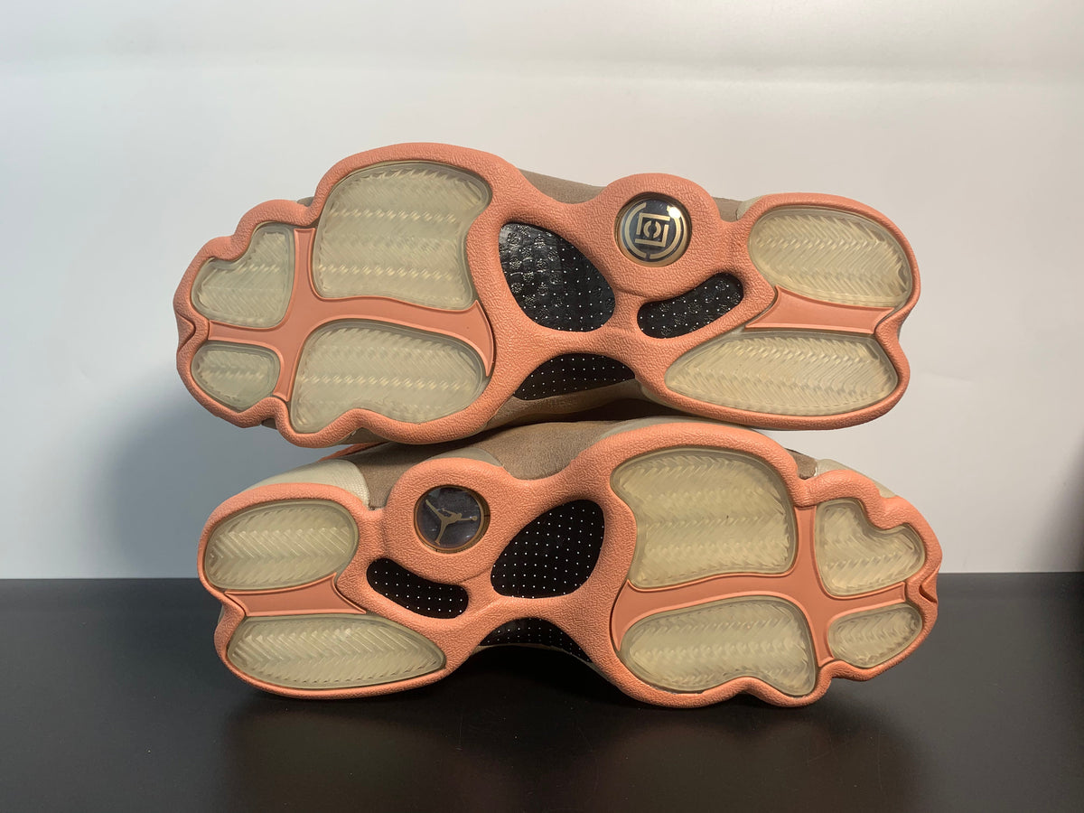 CLOT x Air Jordan 13 Retro Low NRG 'Terracotta' - Angle View 7
