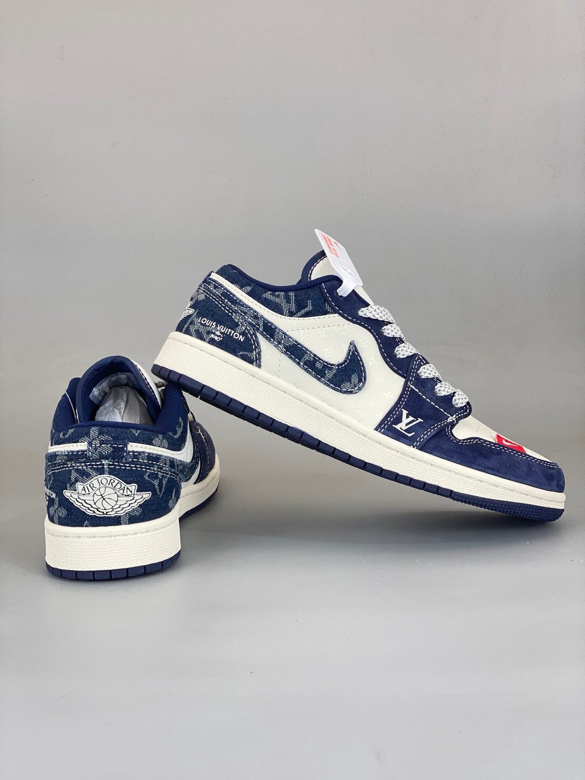 Nike Air Jordan 1 Low x Louis Vuitton YX5066-368 - Angle View 9