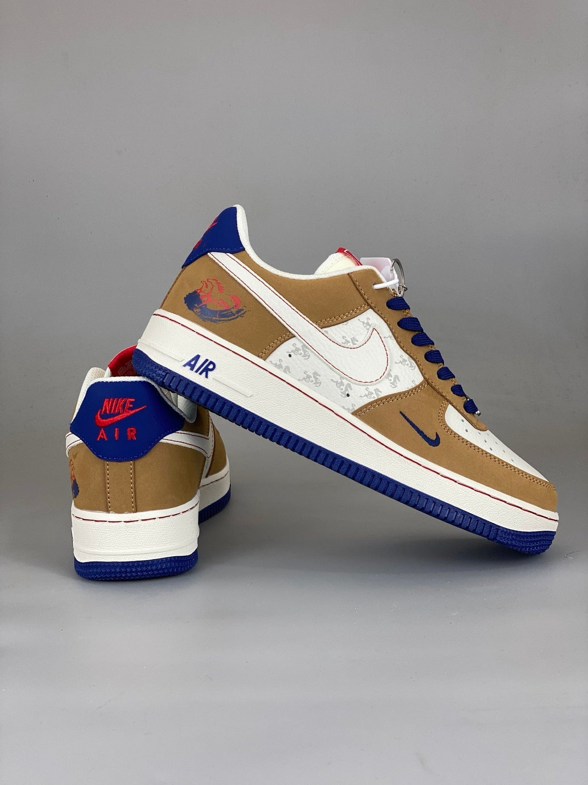 Nike Air Force 1 Low '07 LX 'Year of the Horse' Brown NH0601-505 - Angle View 9
