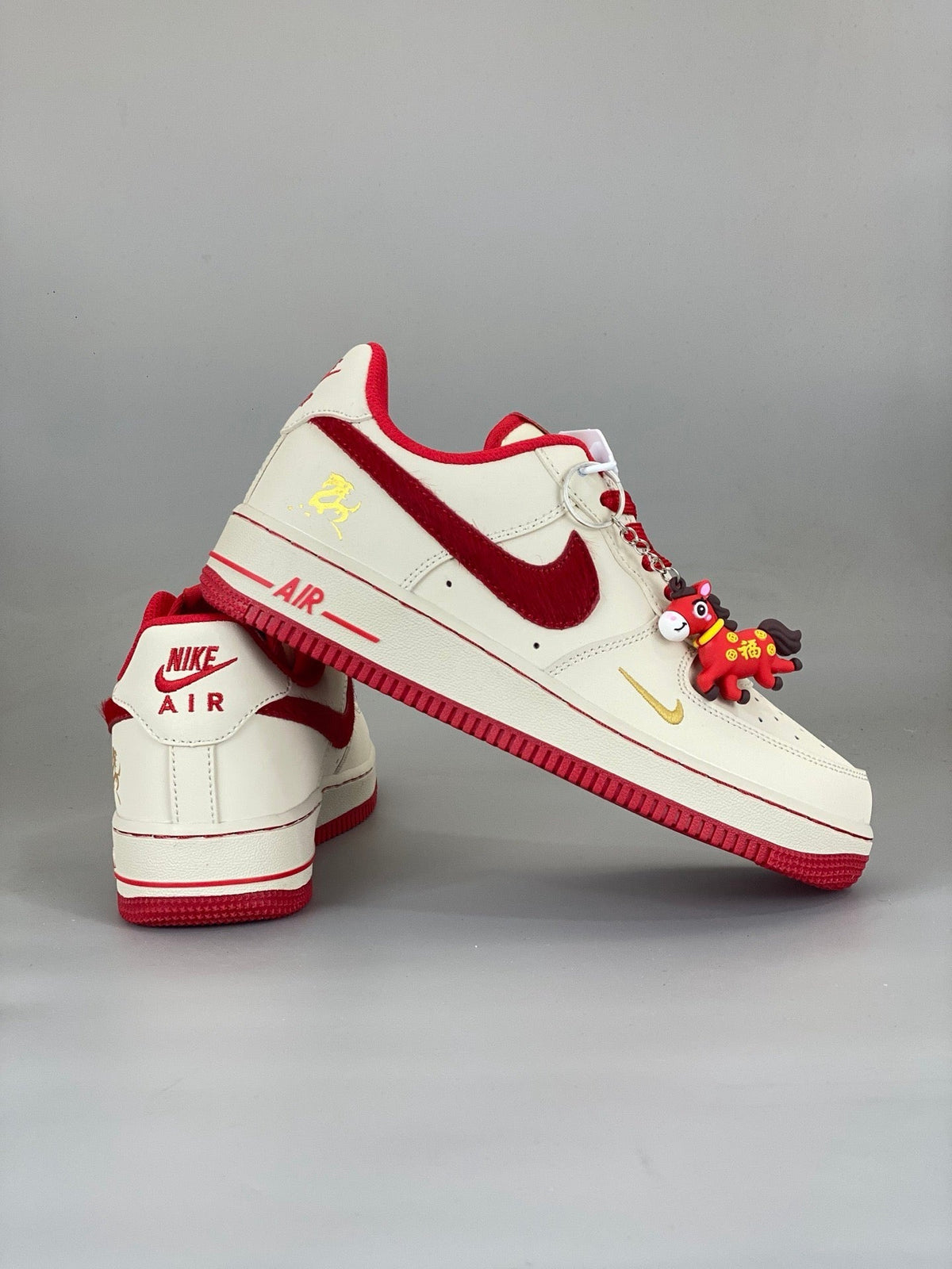 NIke Air Force 1 '07 Low 'Year of the Horse' Red NH0601-513 - Angle View 9
