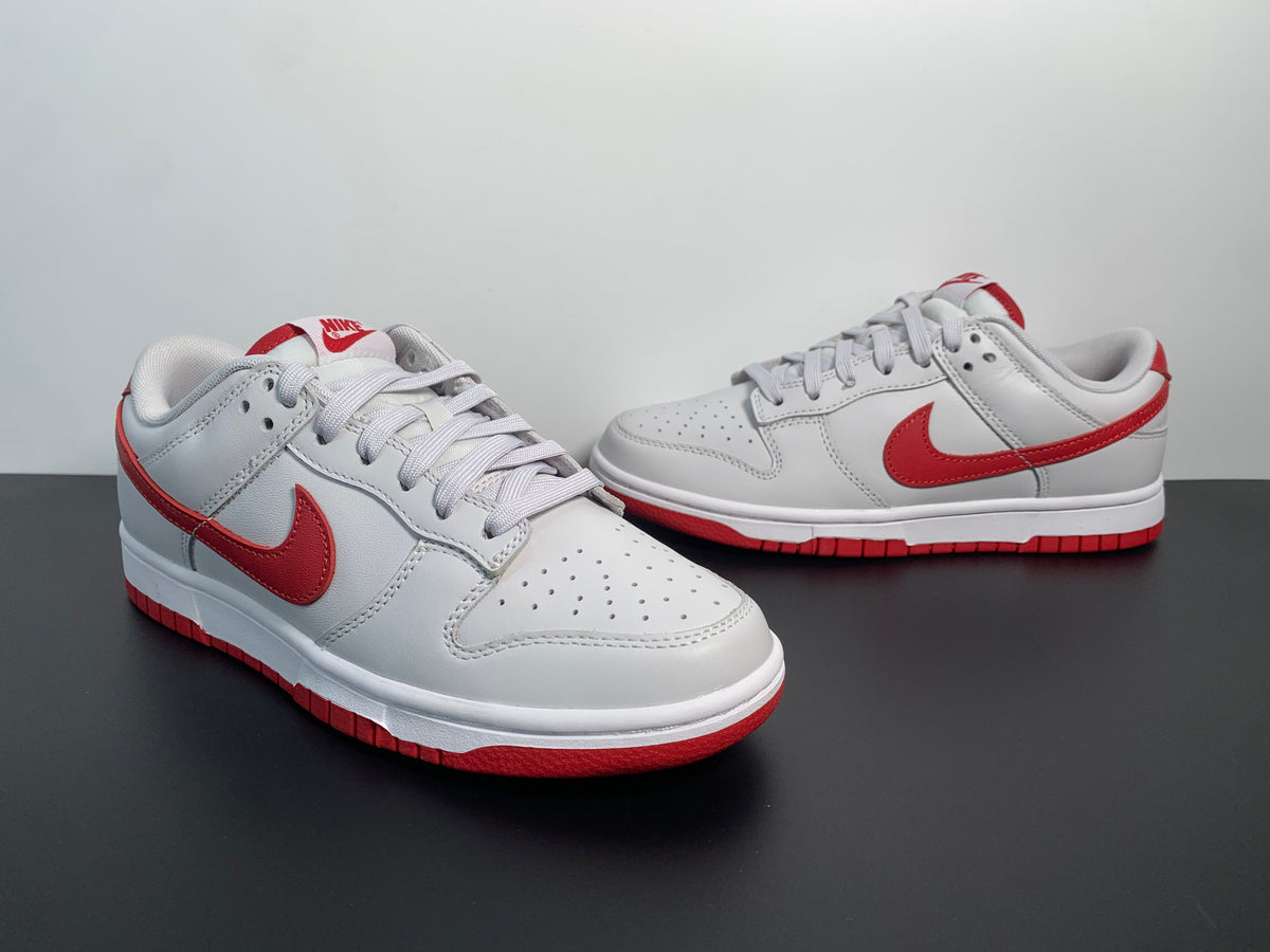 Nike Dunk Low “Vast Grey Varsity Red” FJ0832-011 - View 3