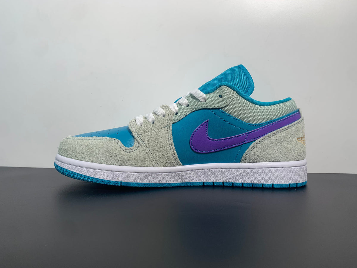 Air Jordan 1 Low Pistachio Frost Celestial Aquatone DX4334-300 - Angle View 2