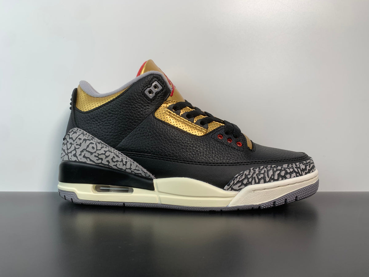 Air Jordan 3 WMNS “Black Gold” CK9246-067 - Main View