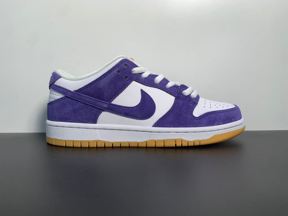 Nike SB Dunk Low “Purple Suede” Pro ISO Orange Label Court Purple Gum DV5464-500 - View 1