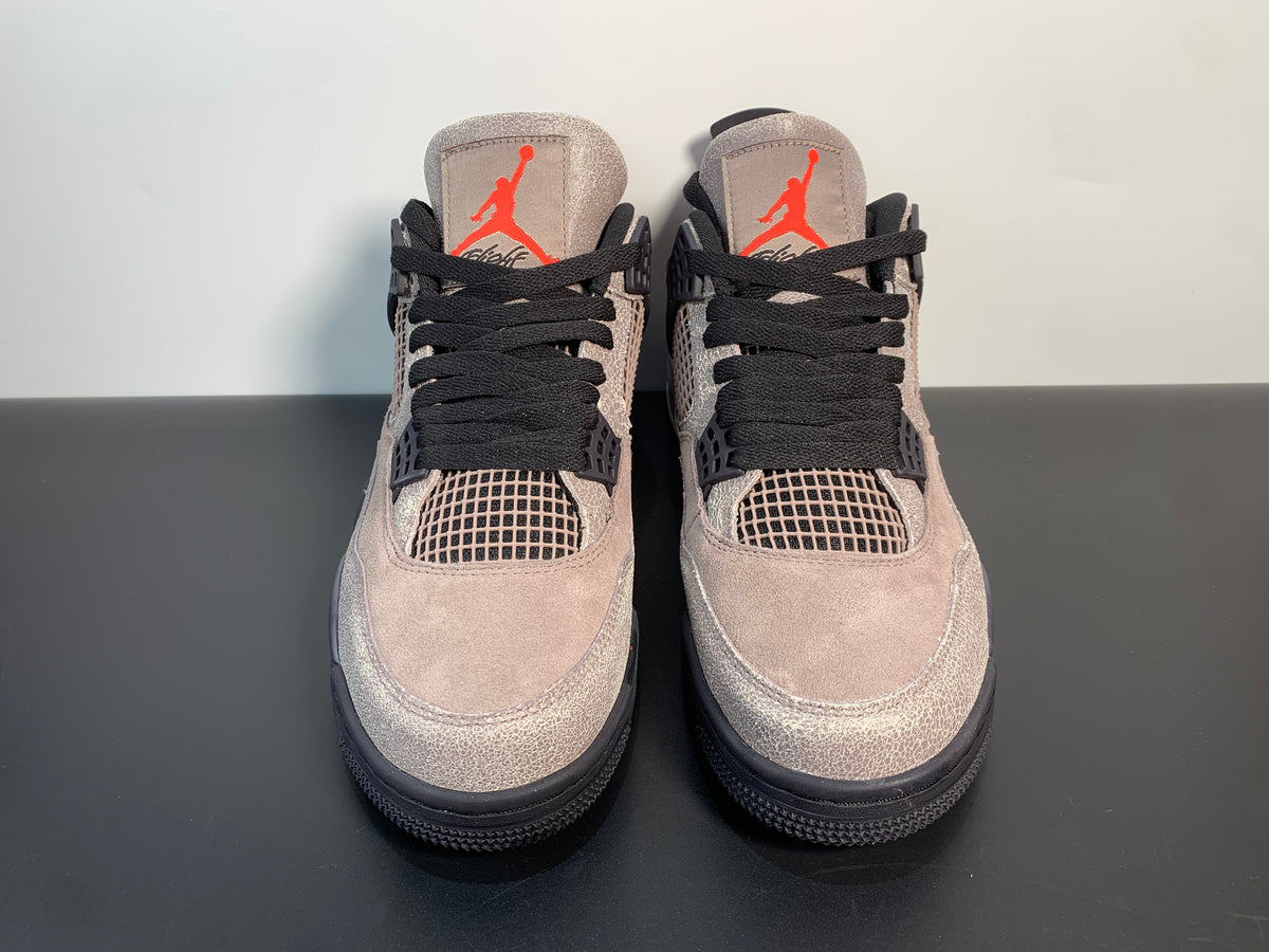 Air Jordan 4 Retro Infrared  Off White  Oil Gray Taupe Haze DB0732-200 - Angle View 8