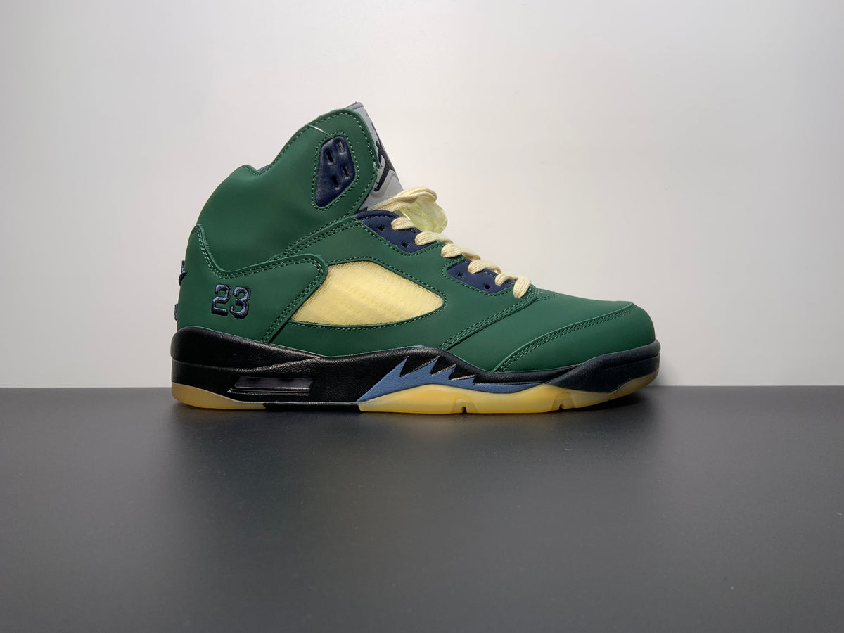 A Ma Maniere x Air Jordan 5 Retro SP Dark Green Black FZ5758-003 - Main View