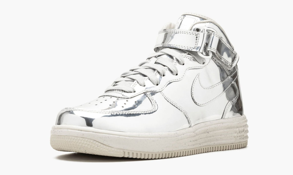 Lunar Force 1 Mid SP "Liquid Silver" - Angle View 10