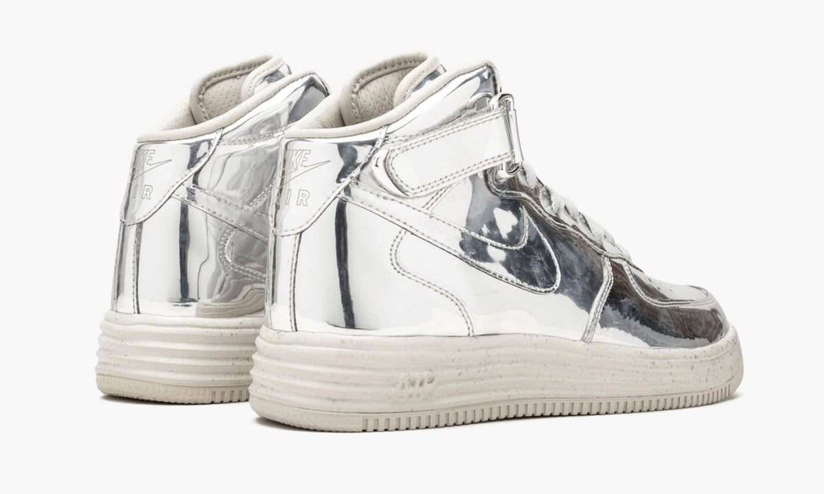 Lunar Force 1 Mid SP "Liquid Silver" - Angle View 7