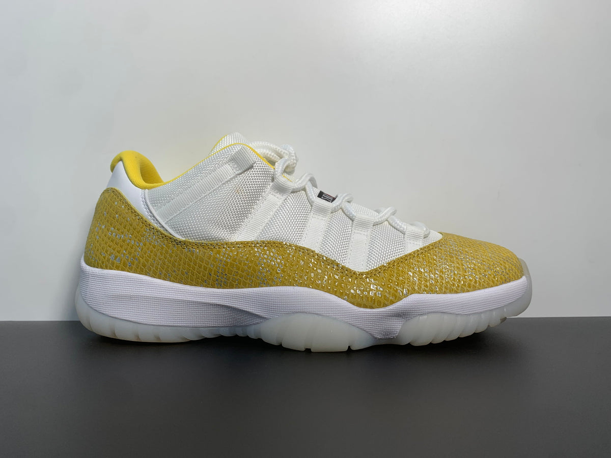 Air Jordan 11 Low WMNS Yellow Snakeskin AH7860-107 - Main View