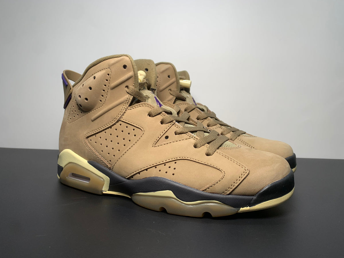 Air Jordan 6 WMNS GORE-TEX “Brown Kelp” FD1643-300 - Angle View 4