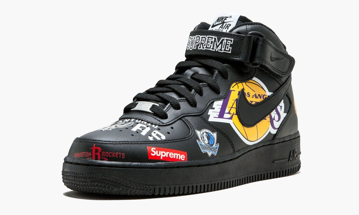 Air Force 1 Mid '07 / Supreme "NBA" - Angle View 5