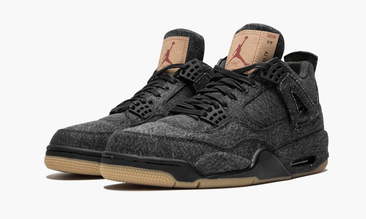 Air Jordan 4 Retro Levis NRG "Black Levis" - Angle View 3