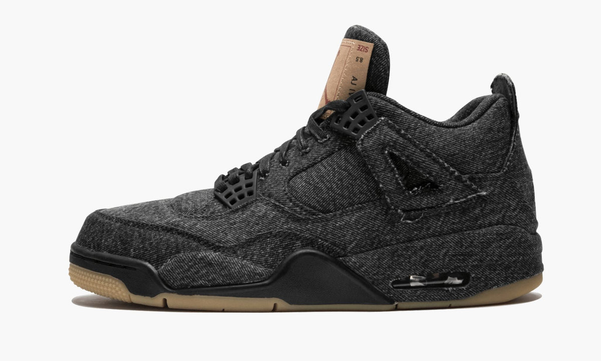 Air Jordan 4 Retro Levis NRG "Black Levis" - Angle View 2