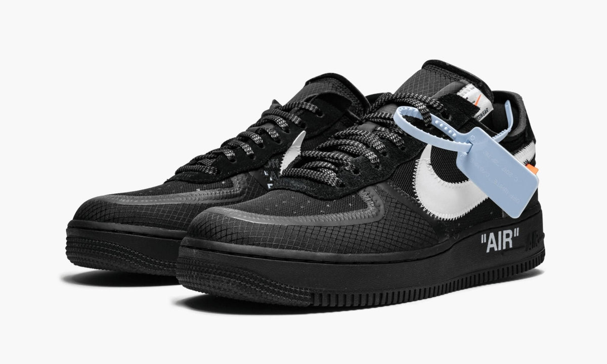 The 10: Nike Air Force 1 Low "Off-White Black" - Angle View 3