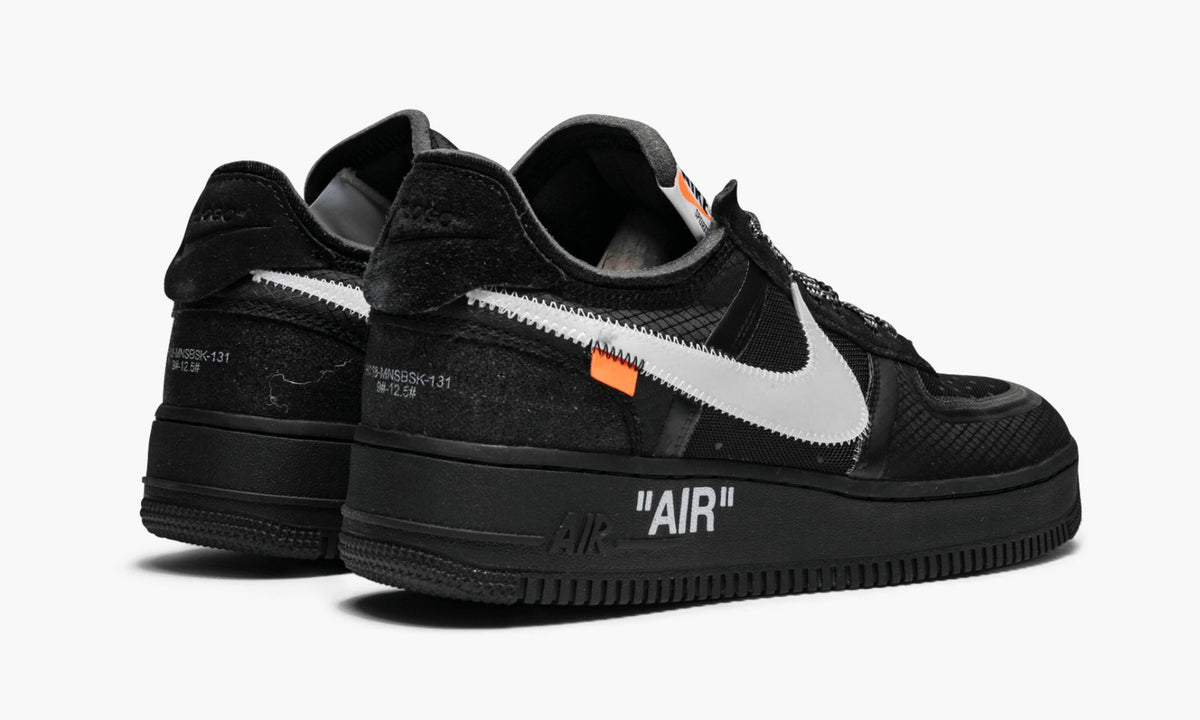 The 10: Nike Air Force 1 Low "Off-White Black" - Angle View 4