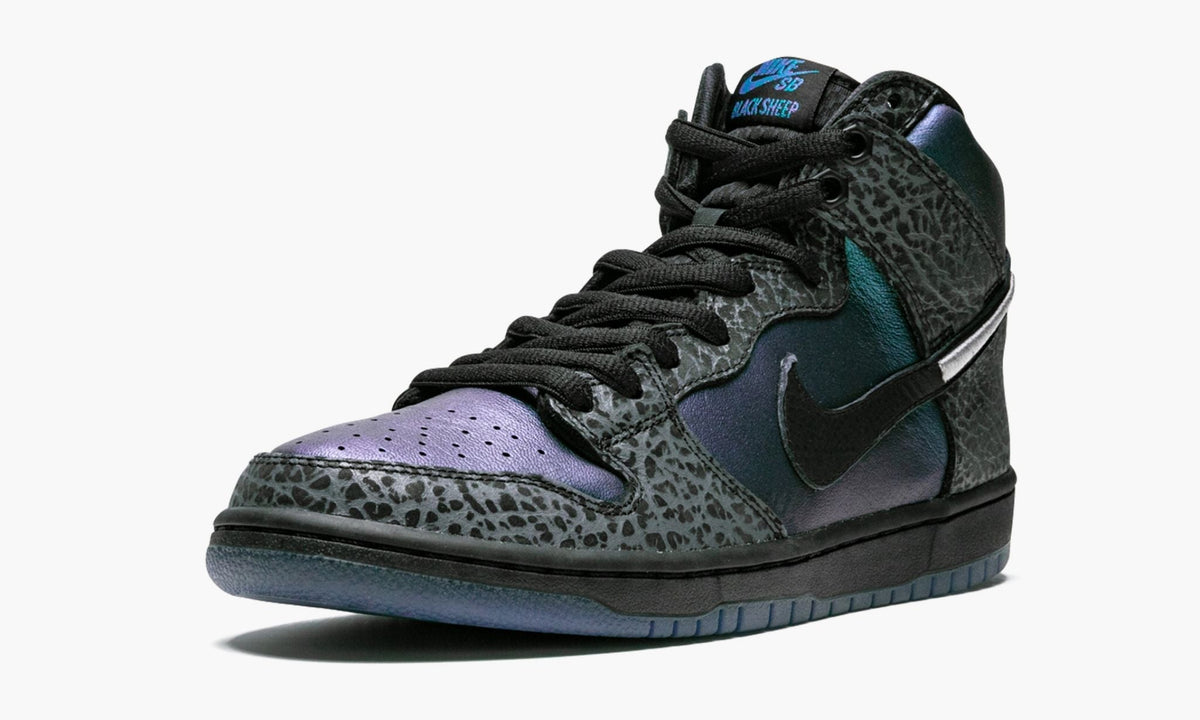 SB Dunk High Pro QS "Black Sheep - Black Hornet" - View 5