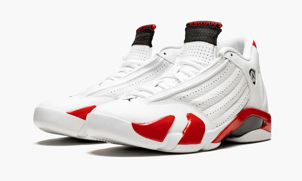 Air Jordan 14 "Candy Cane" - Angle View 3