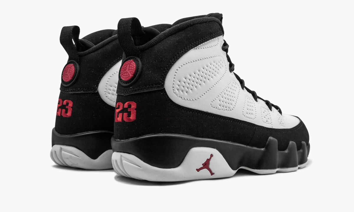 Air Jordan 9 Retro "White Black Red 2016 Release" - Angle View 4