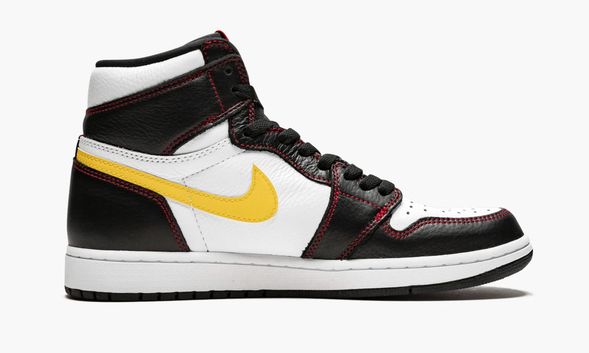 Air Jordan 1 Retro High OG "Defiant Yellow" - Angle View 6