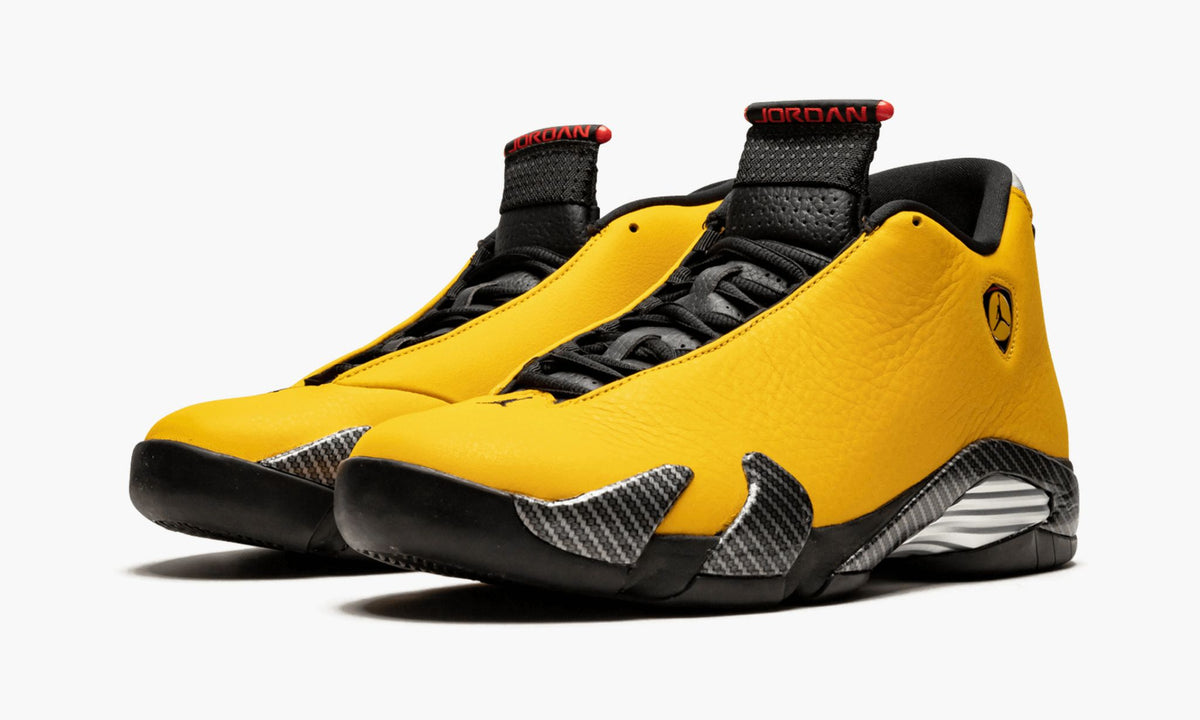 Air Jordan 14 "Yellow Ferrari" - Angle View 3