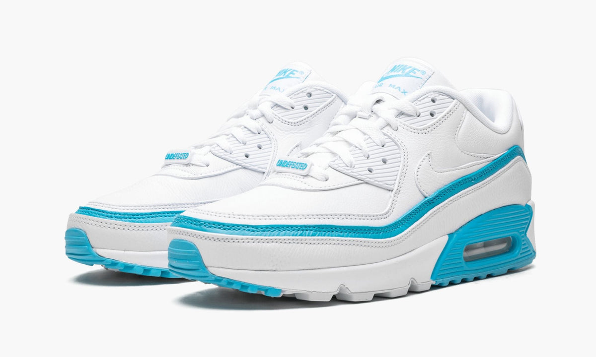 Air Max 90 / UNDFTD "Undefeated - White/Blue Fury" - View 3