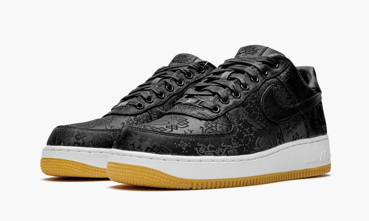 Air Force 1 07 "Clot x Fragment - Black Silk" - Angle View 3