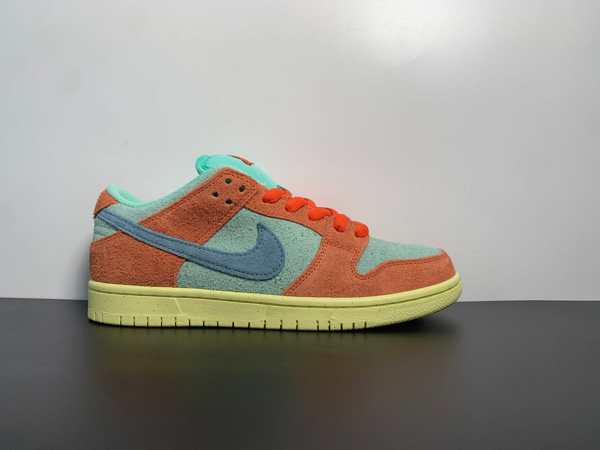 Nike SB Dunk Low Noise Aqua Emerald Rise Orange DV5429-800 - View 1