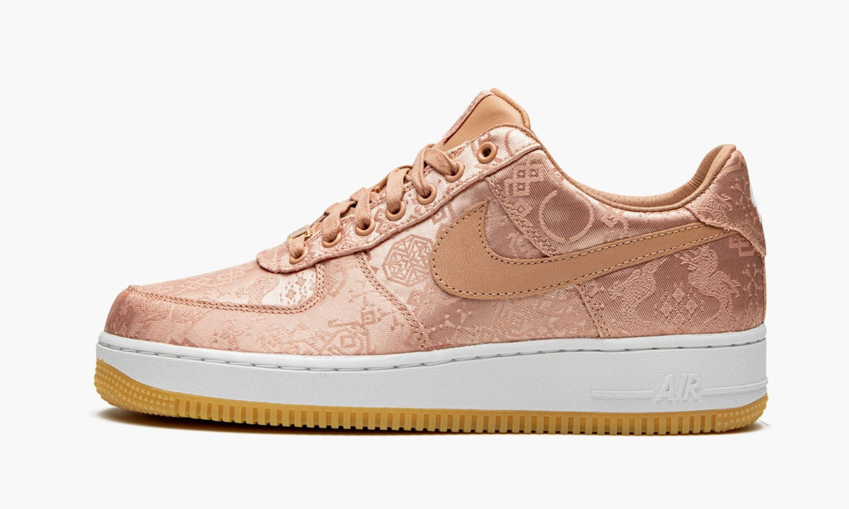 Air Force 1 PRM "CLOT - Rose Gold Silk" - Angle View 3