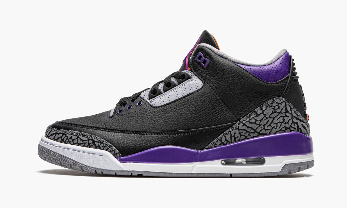 Air Jordan 3 Retro "Court Purple" - Angle View 2