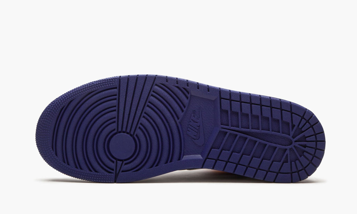 Air Jordan 1 Mid "Royal Blue / Laser Orange" - Angle View 6