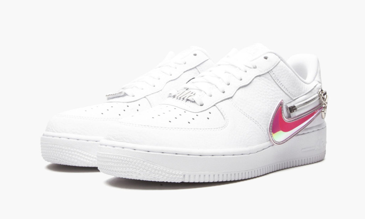 Air Force 1 '07 PRM "Zip Swoosh White" - Angle View 3