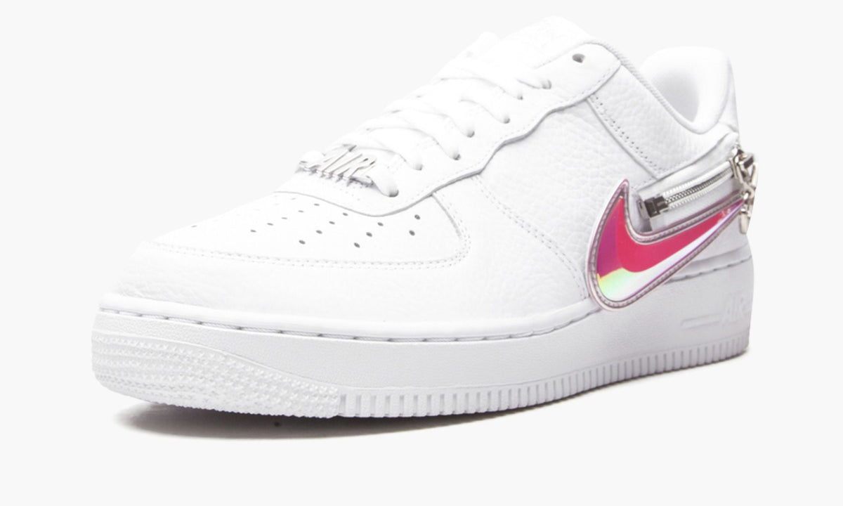 Air Force 1 '07 PRM "Zip Swoosh White" - Angle View 5