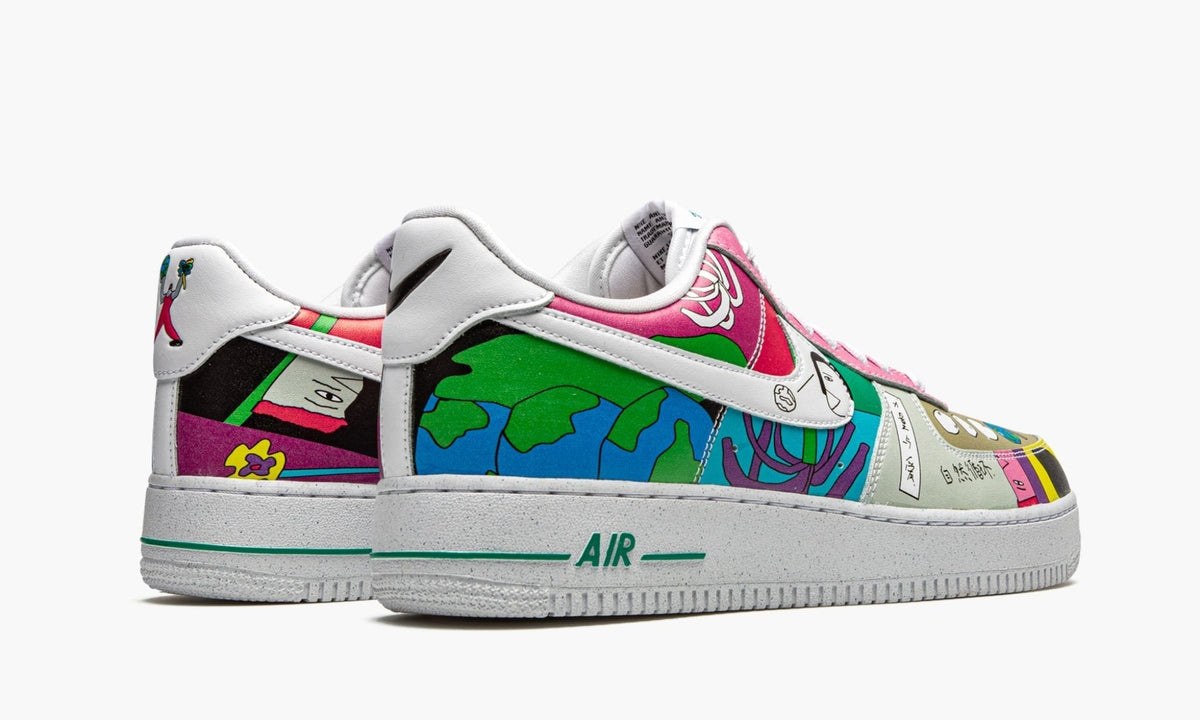 Air Force 1 Low Flyleather "Ruohan Wang" - Angle View 4