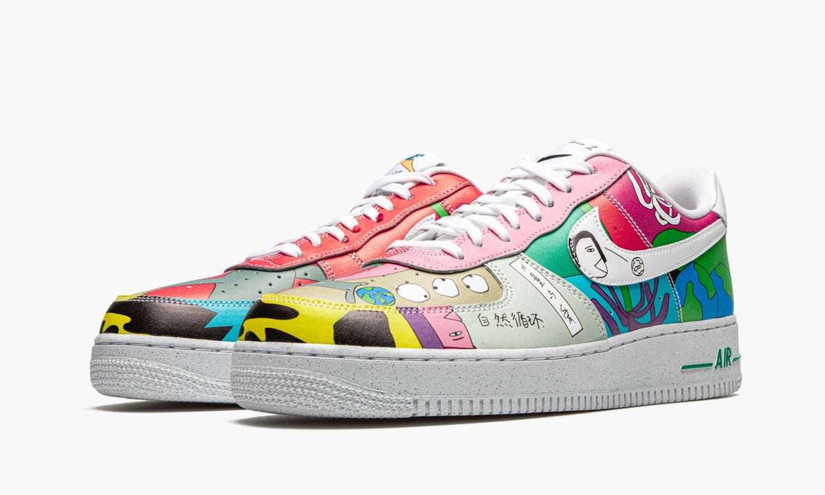 Air Force 1 Low Flyleather "Ruohan Wang" - Angle View 3