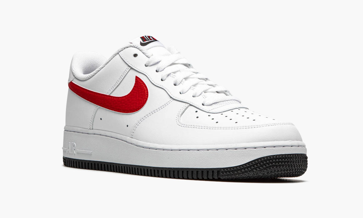 Air Force 1 '07 "Mismatched Swooshes - White / Red / Blue" - Angle View 8