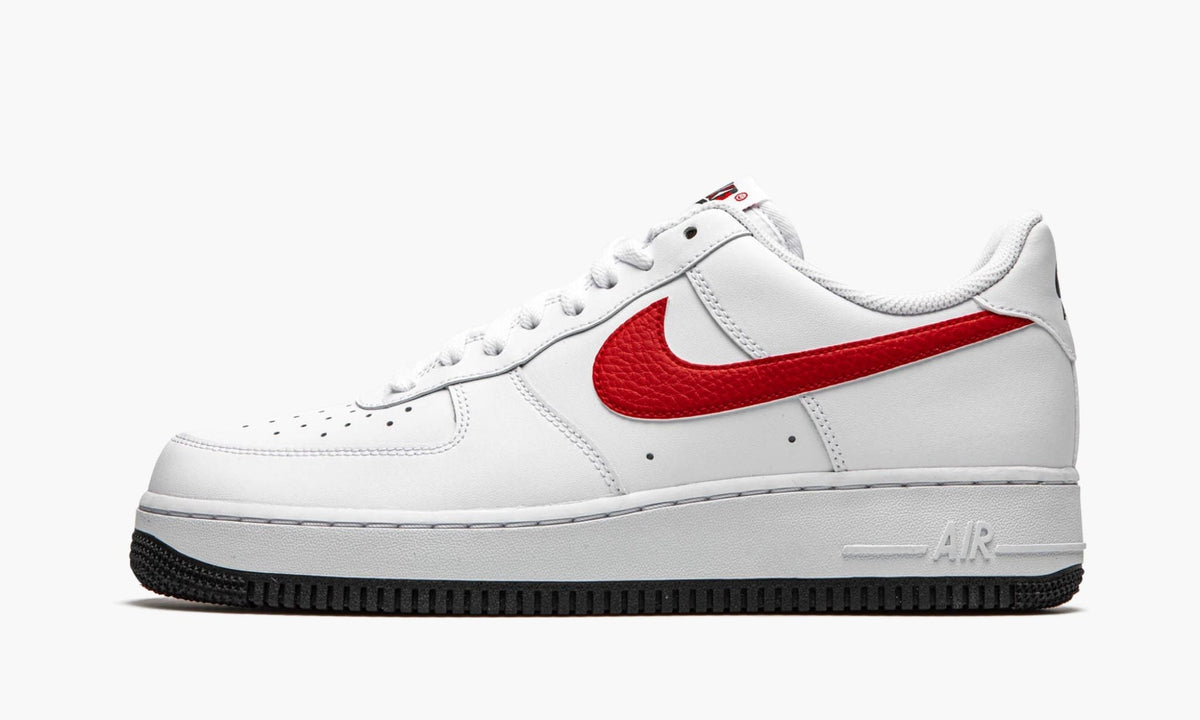 Air Force 1 '07 "Mismatched Swooshes - White / Red / Blue" - Angle View 2
