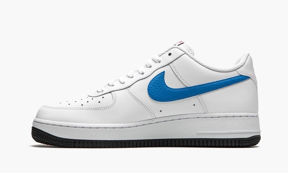 Air Force 1 '07 "Mismatched Swooshes - White / Red / Blue" - Angle View 9