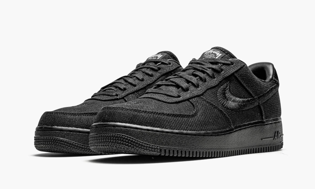 Air Force 1 Low "Stussy - Black" - Angle View 3