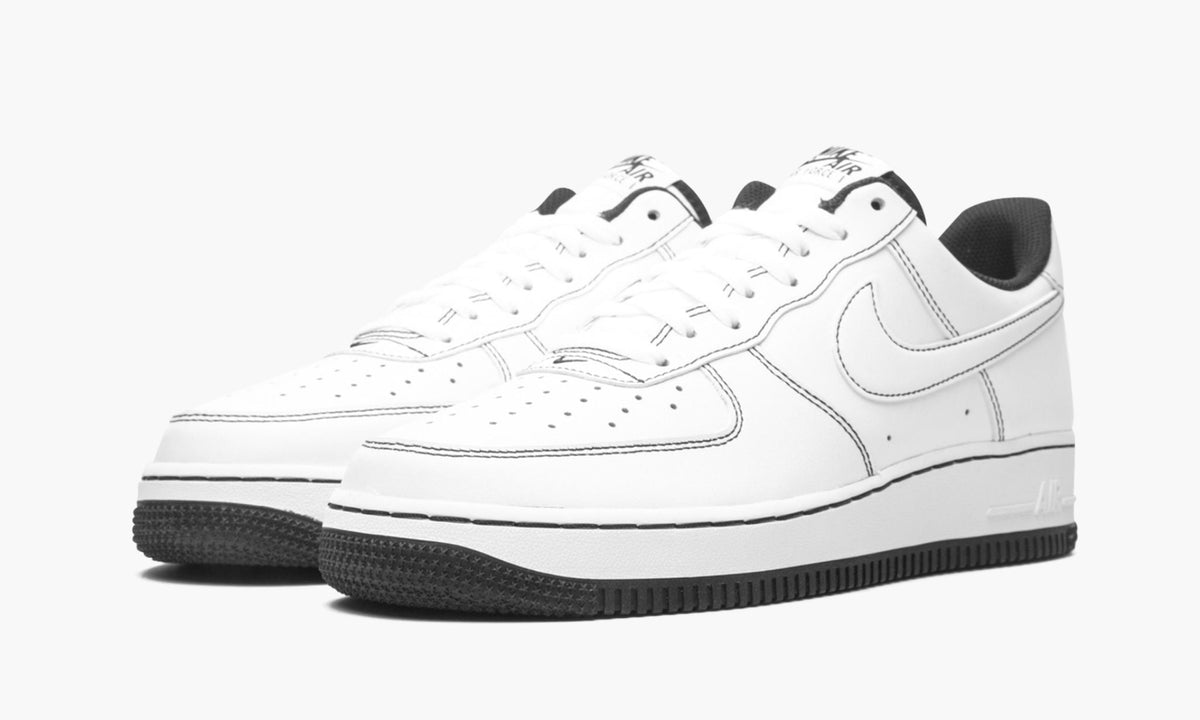 Air Force 1 Low '07 "Contrast Stitching - White / Black" - Angle View 3
