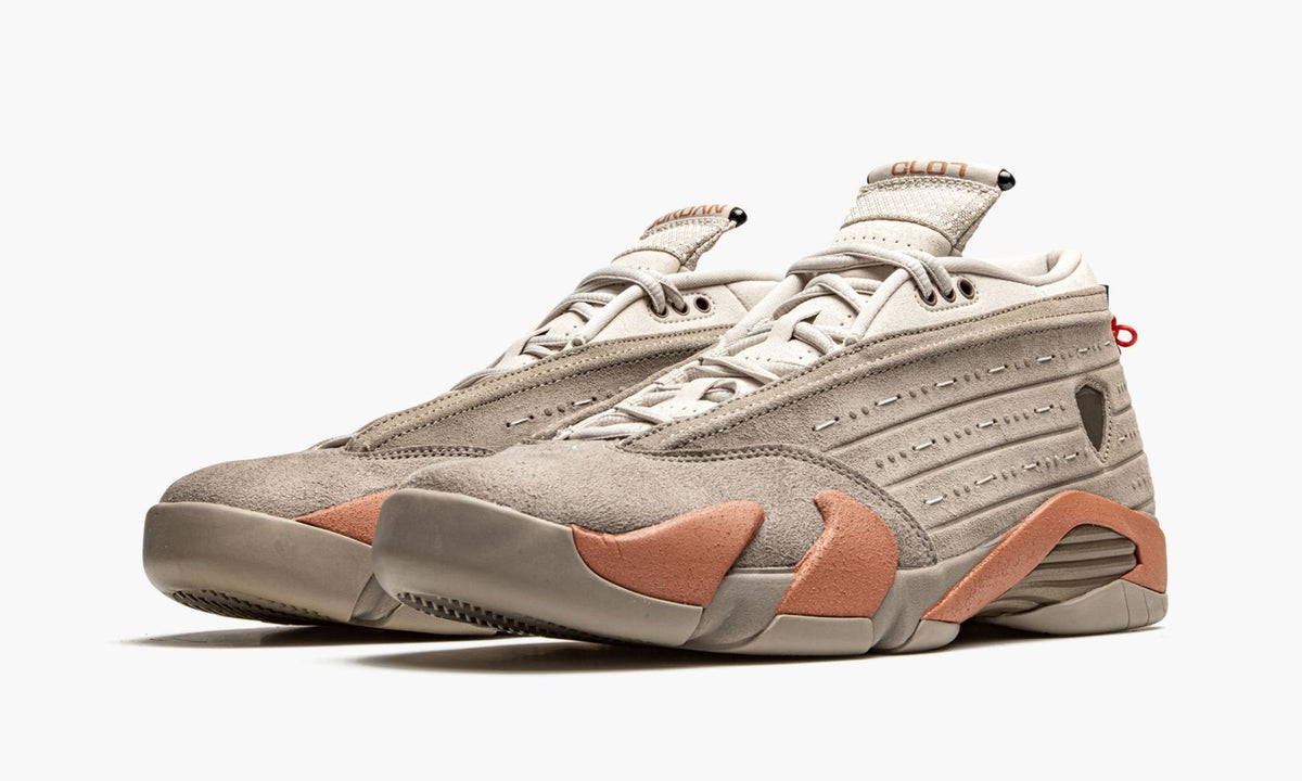 Air Jordan 14 Retro Low "Clot - Terra Blush" - Angle View 3