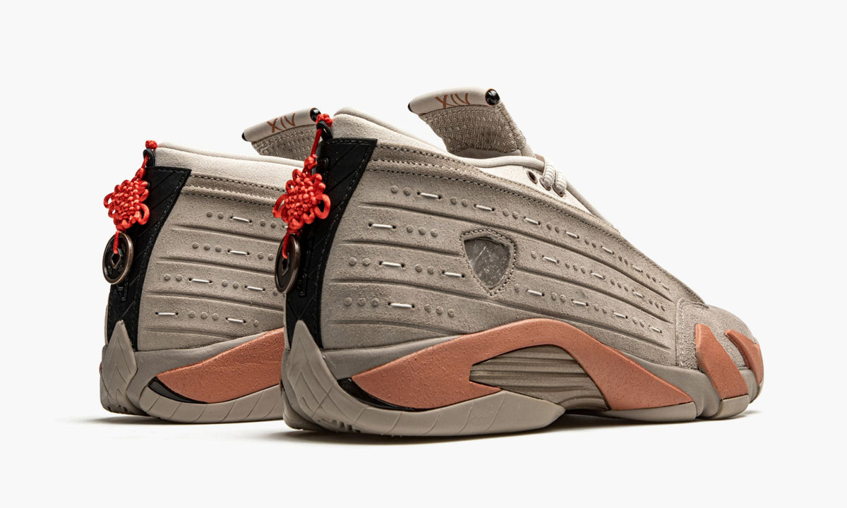 Air Jordan 14 Retro Low "Clot - Terra Blush" - Angle View 4