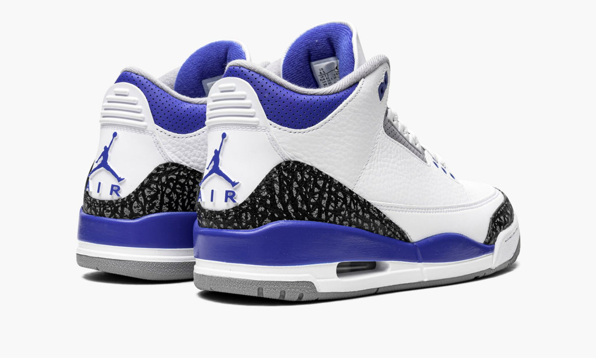 Air Jordan 3 Retro "Racer Blue" - Angle View 4