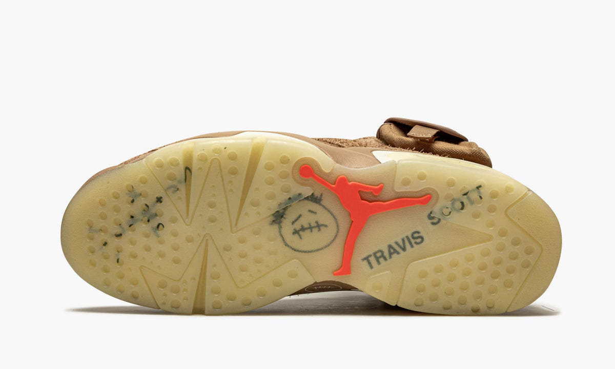 Air Jordan 6 Retro "Travis Scott - British Khaki" - Angle View 6
