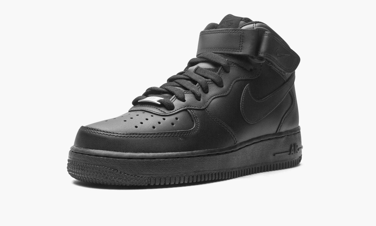 Air Force 1 Mid '07 "2021 Release Triple Black" - Angle View 5