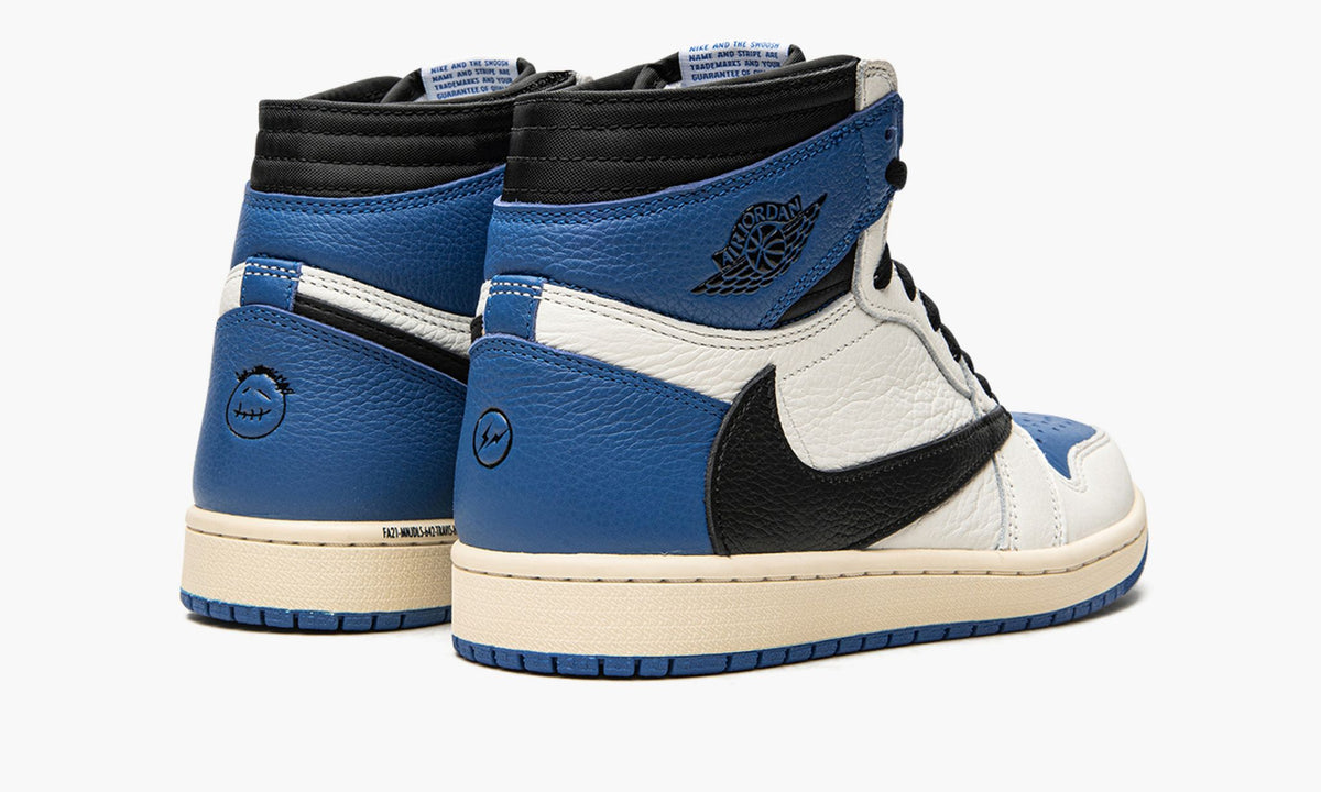Travis Scott xFragment x Air Jordan 1 High OG SP “Military Blue” - Angle View 4