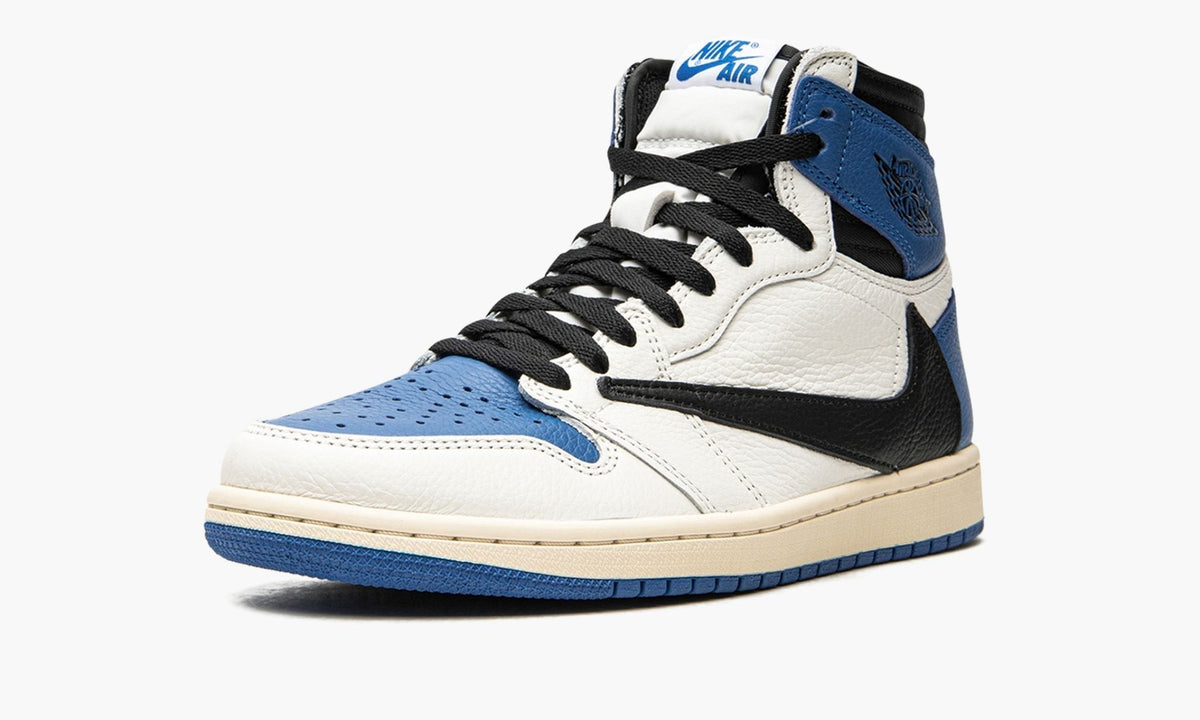 Travis Scott xFragment x Air Jordan 1 High OG SP “Military Blue” - Angle View 5